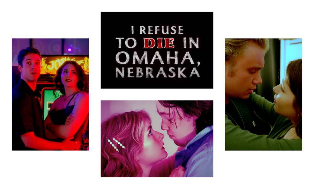 Collage of movie scenes with text 'I Refuse to Die in Omaha, Nebraska'.